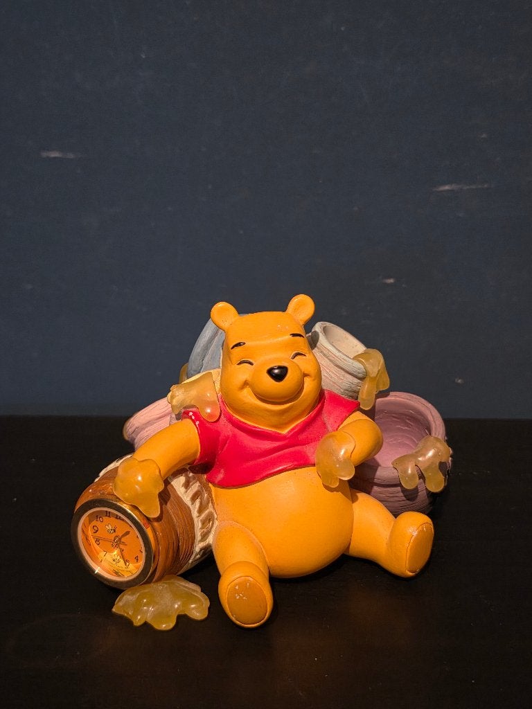 Euro Disney Winnie the Pooh klok met honingpotten, Verzamelen, Ophalen of Verzenden, Winnie de Poeh of vrienden, Zo goed als nieuw