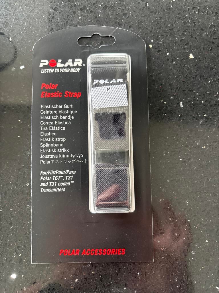 34 x Polar elastische bandjes T31/61 maat M-34 stuks, Sport en Fitness, Hartslagmeters, Ophalen of Verzenden, Nieuw, Polar, Met borstriem
