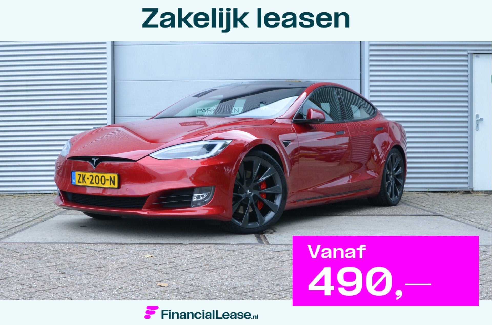 Tesla Model S 100D Performance Ludicrous+, Enhanced AutoPilo, Automaat, Model S, Leder, Adaptive Cruise Control