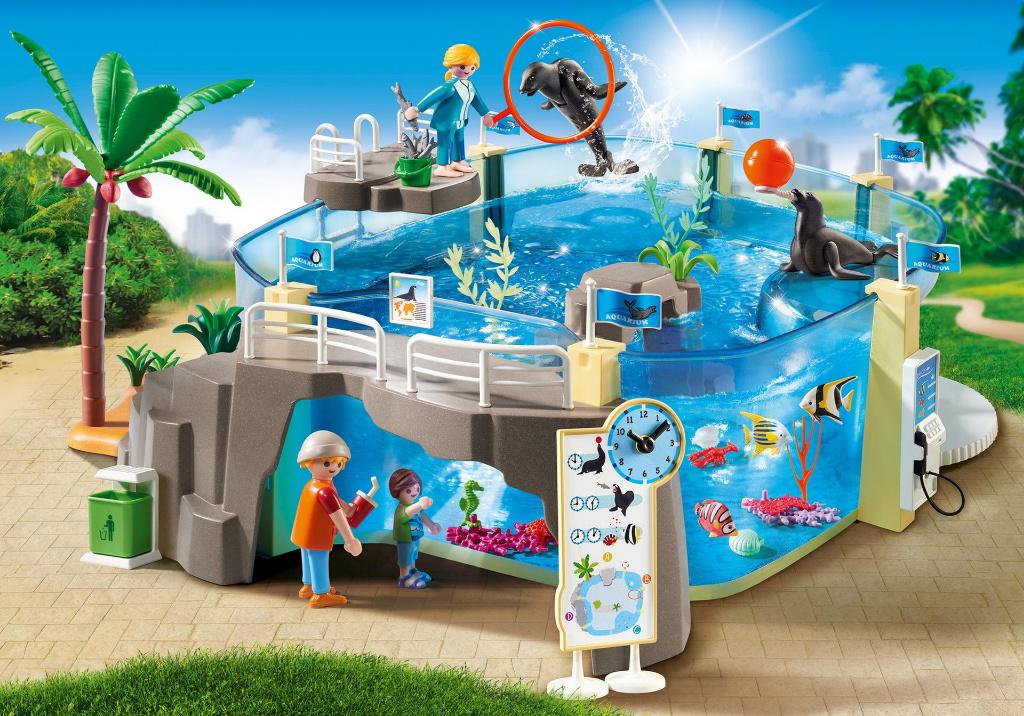 Playmobil 9060 Zee Aquarium, Kinderen en Baby's, Speelgoed | Playmobil, Ophalen of Verzenden, Zo goed als nieuw, Complete set