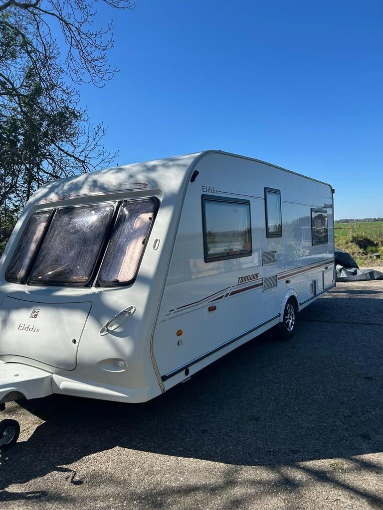 Elddis caravan, zeer goed onderhouden., Caravans en Kamperen, Elddis, Particulier, Lengtebed, Tot en met 4