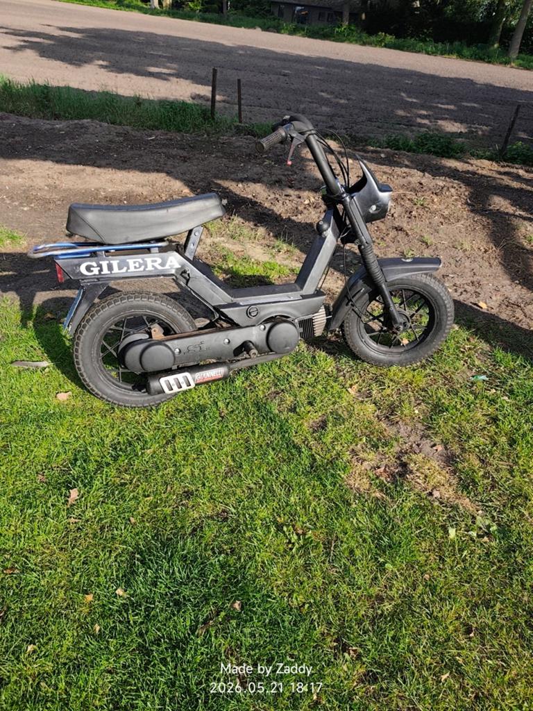 Gilera Citta Blauw Kenteken - Loopt als een zonnetje!, Fietsen en Brommers, Snorfietsen en Snorscooters, Ophalen