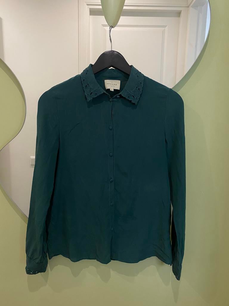 Blouse van Sézane, Kleding | Dames, Ophalen of Verzenden, Zo goed als nieuw, Maat 34 (XS) of kleiner, Groen