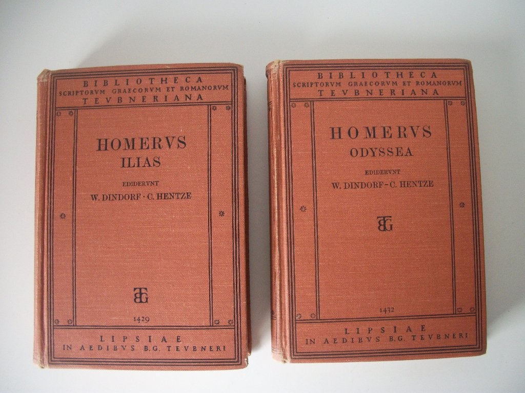 Homerus Homeri - Ilias en Odyssea Pars 1 - Grieks - per stuk, Antiek en Kunst, Ophalen of Verzenden, Dindorf, Guilelmus und Carl Hentze