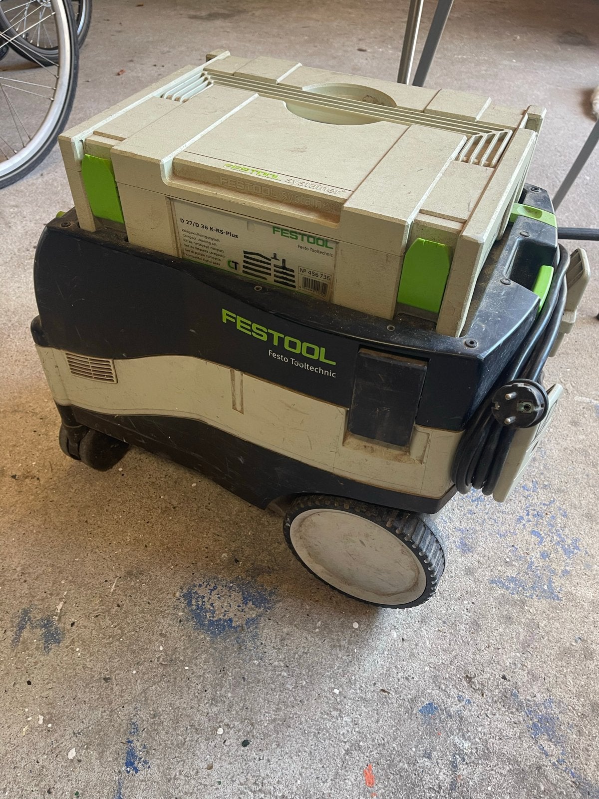 Festool CT 22 E stofzuiger met accessoires, Ophalen, Gebruikt, Waterstofzuiger