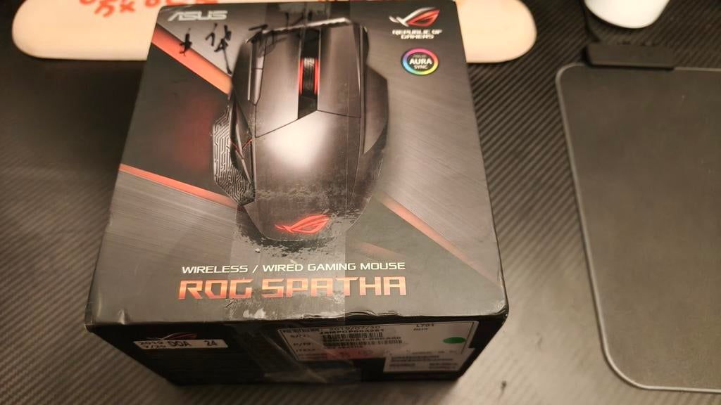 ASUS ROG Spatha Draadloze/Bedrade Gaming Muis, Rechtshandig, Muis, Gaming muis, ASUS