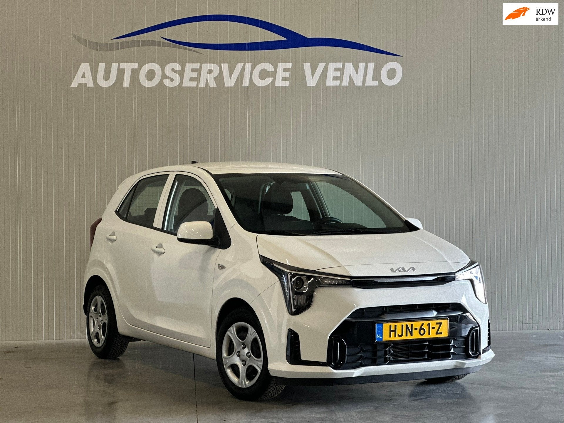Kia PICANTO 1.0 DPI DynamicLine Automaat Apple/carplay NIEUW, Auto's, Stof, Wit, Origineel Nederlands, Bedrijf