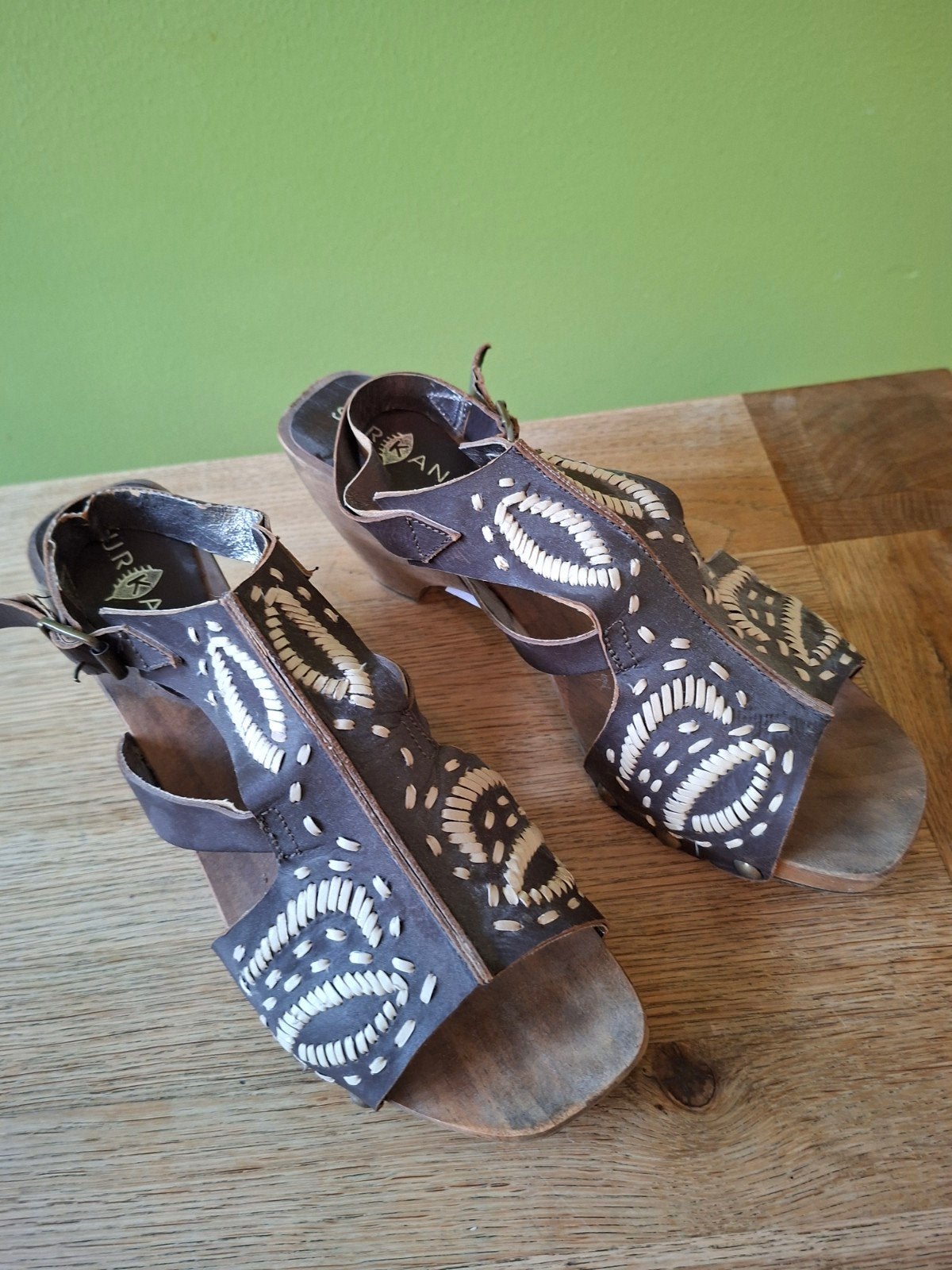 Bohemian sandalen, Kleding | Dames, Bruin, Zo goed als nieuw, Surkana, Sandalen of Muiltjes