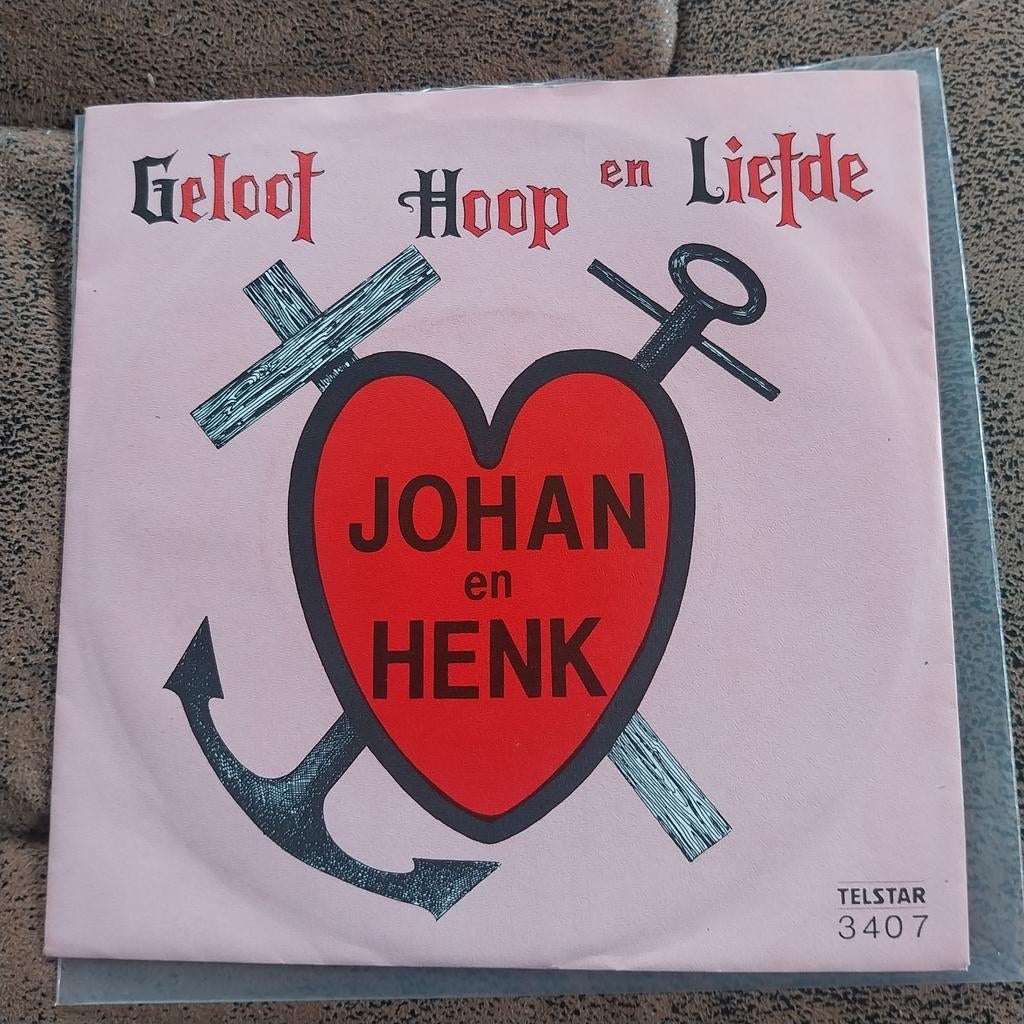 Johan en Henk - Geloof, Hoop en Liefde / Rosalinda (Single), Originele persing, Ophalen of Verzenden, Gebruikt, Nederlandstalig