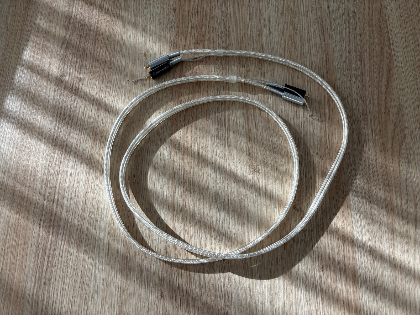 Oehlbach Silver Express Phono Kabel platenspeler, Ophalen of Verzenden, Zo goed als nieuw, 2 tot 5 meter, Interlink-kabel