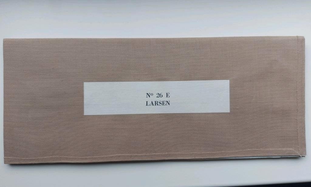 26E stafkaart uit 1962 Larsen Oosterlijk Flevoland, Boeken, Ophalen of Verzenden, 1800 tot 2000, Nederland, Staat de Nederlanden