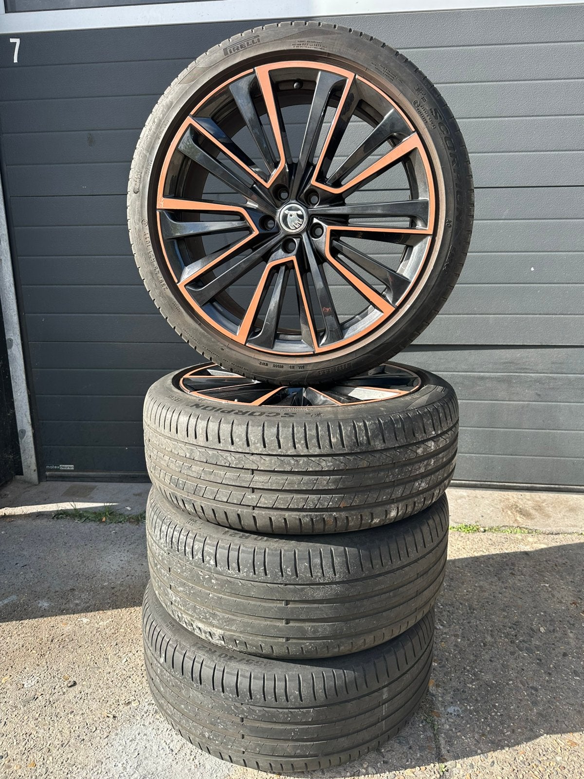 Skoda Enyaq Elroq Aquarius 21 inch velgen Founders Edition, Ophalen, 255 mm, Velg(en), 21 inch