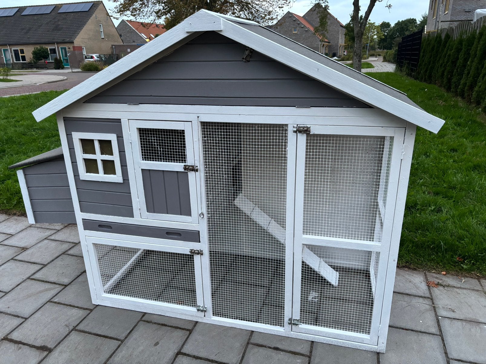 Kippenhok konijnenhok groot, Ophalen, Zo goed als nieuw, Kippenhok of Kippenren