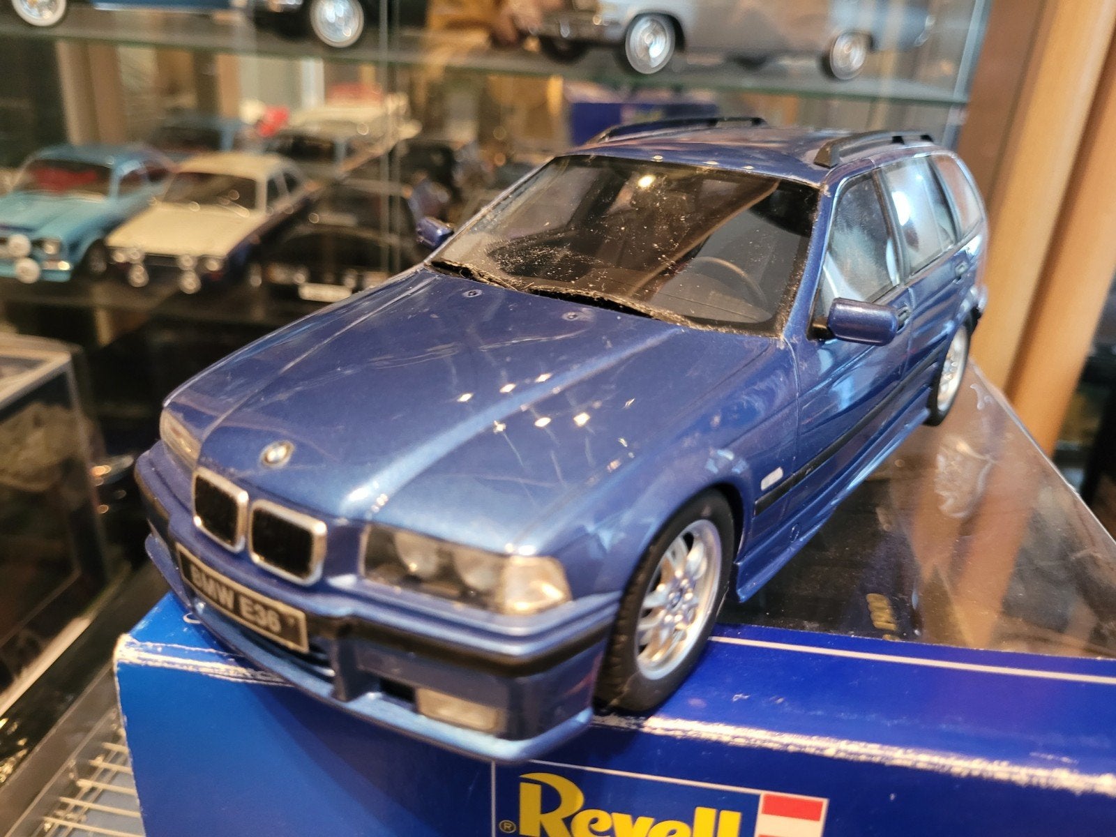 BMW station e36 blauw metallic, Overige merken, Ottomodel, Auto, Nieuw