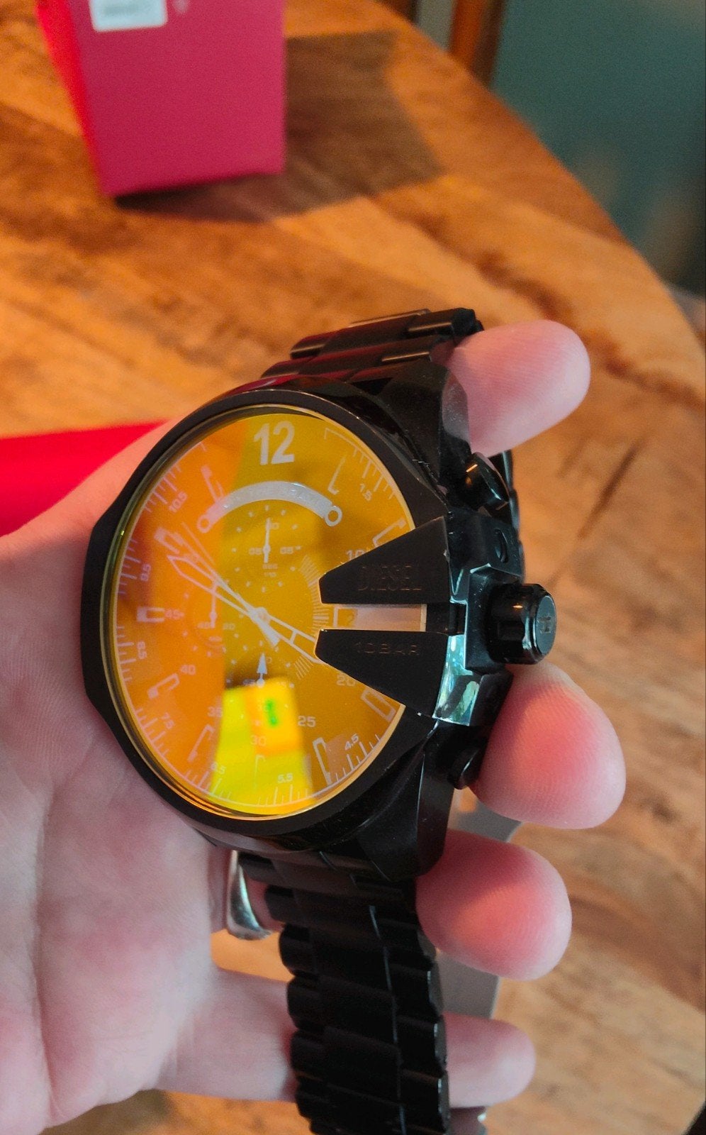 Diesel Mega Chief Grey Watch DZ4318, Sieraden, Tassen en Uiterlijk, Ophalen of Verzenden, Jongen of Meisje