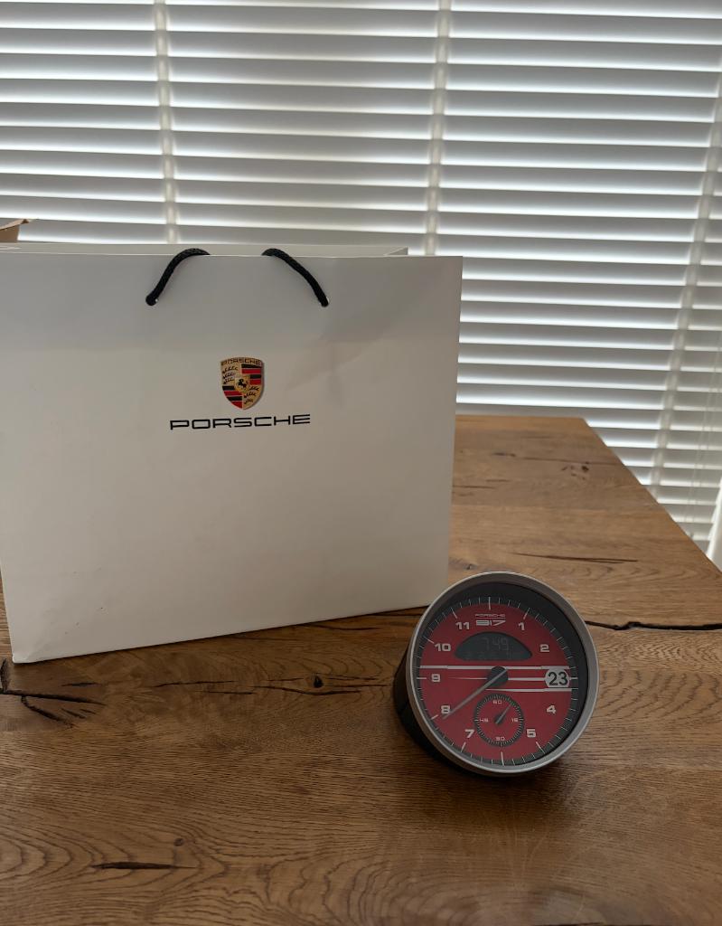 Porsche Tafelklok 917 Salzburg — Officieel merchandise, Ophalen of Verzenden, Nieuw, Wandklok