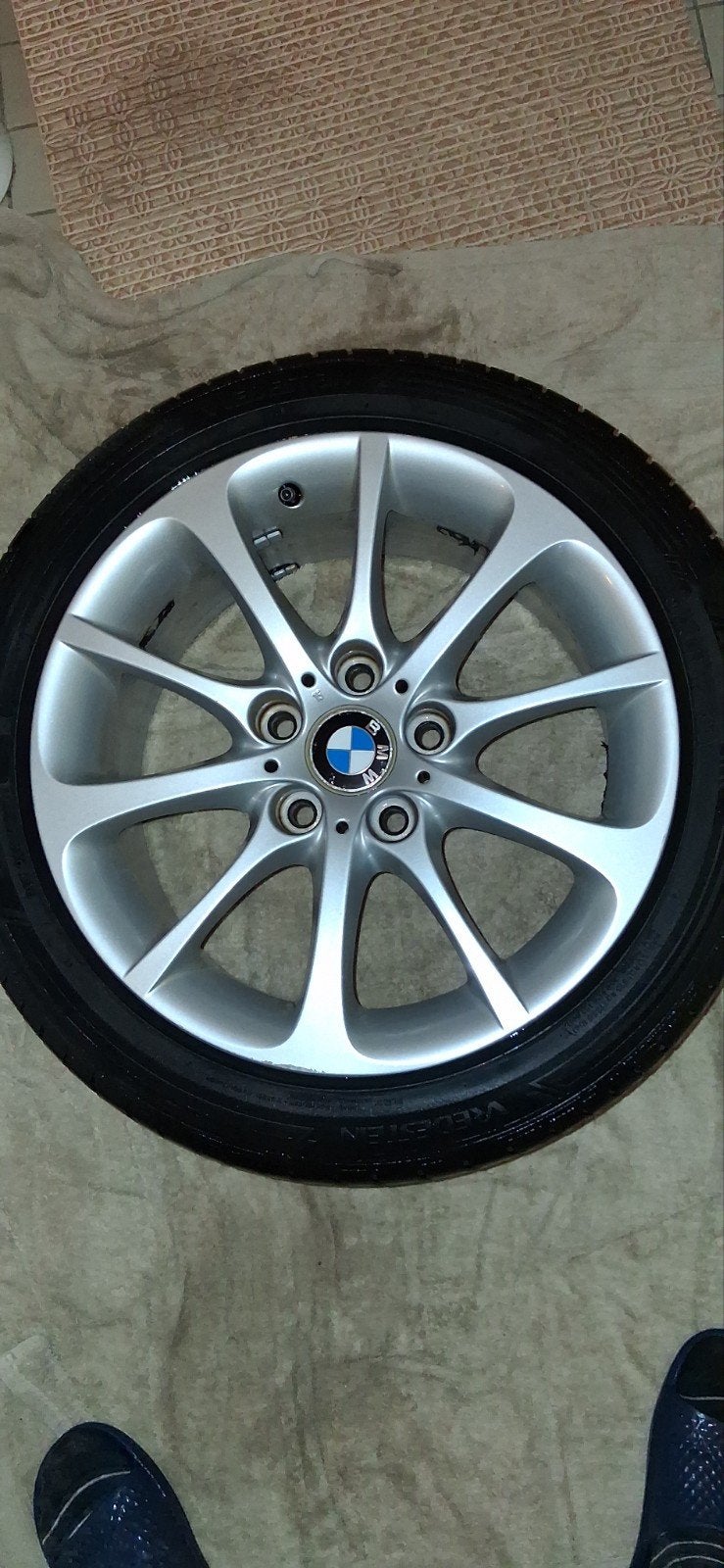 Bmw Z4 e85/ e86 velgen incl Banden, Ophalen, Gebruikt, Banden en Velgen, 17 inch