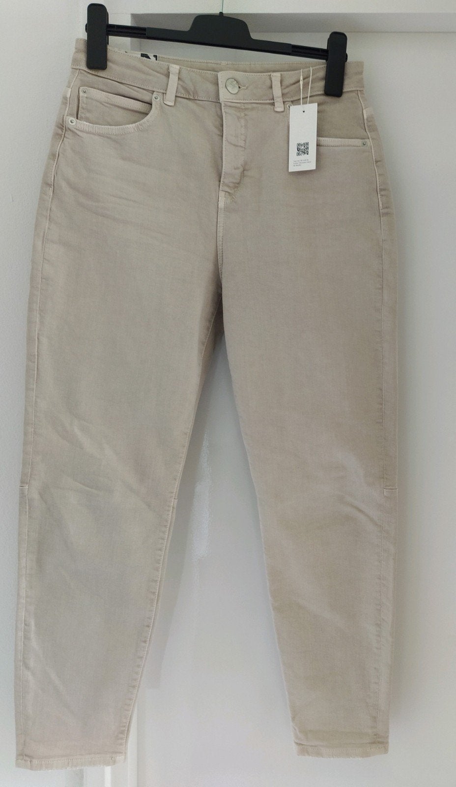 NIEUW!! OPUS mooie ( barrelfit) broek VAN 89,95 VOOR 26,99!, Maat 38/40 (M), Verzenden, Beige, Nieuw
