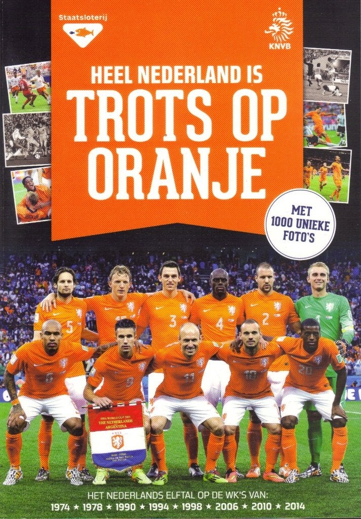 Heel Nederland is trots op Oranje, Hobby en Vrije tijd, Feestartikelen, Ophalen of Verzenden, Nieuw, Feestartikel, Oranje of Koningsdag