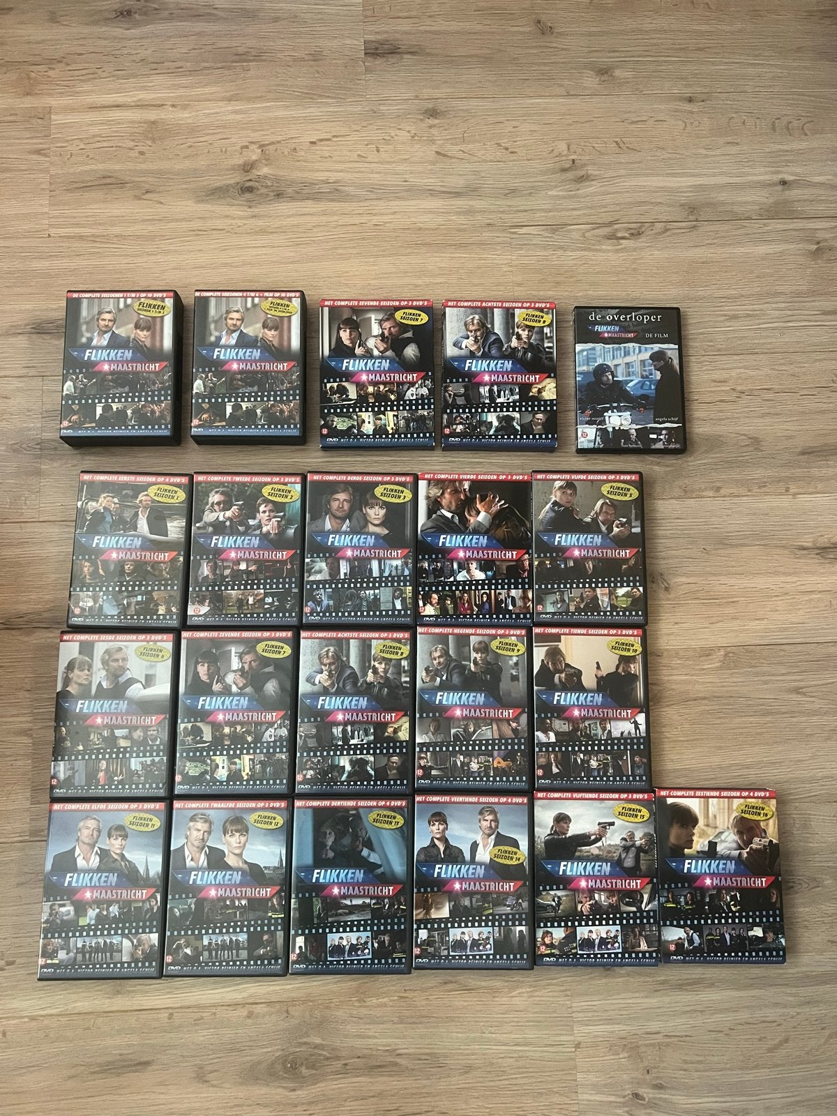 Flikken Maastricht DVD serie S1-16 + film De Overloper, Ophalen, Misdaad, Nederlands, Zo goed als nieuw