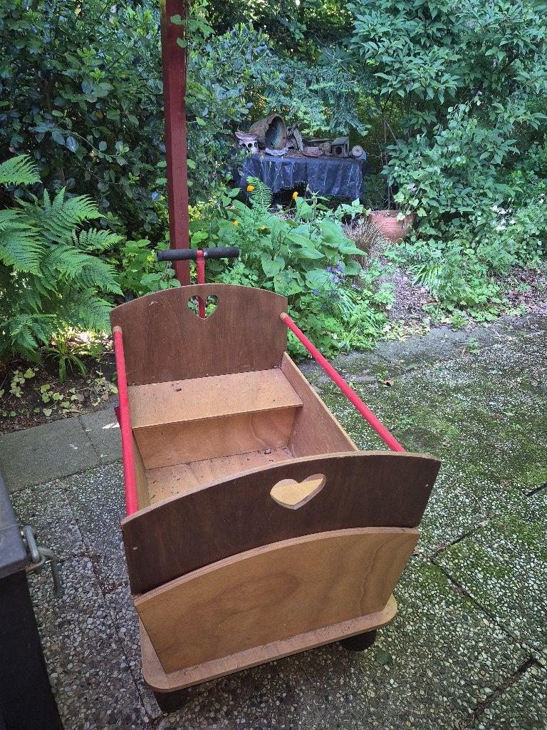 Houten bolderkar, Caravans en Kamperen, Bolderkarren, Ophalen, Gebruikt
