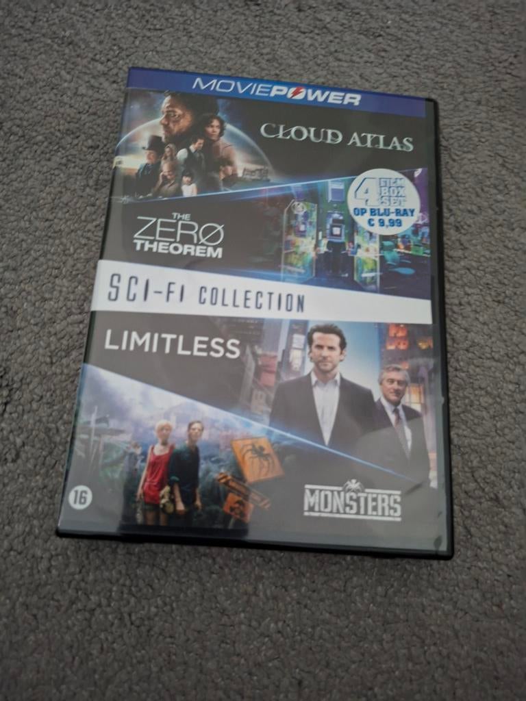 Sci-Fi Collection 4x: Cloud Atlas, Zero Theorem, Limitless, Ophalen, Vanaf 16 jaar, Boxset, Zo goed als nieuw
