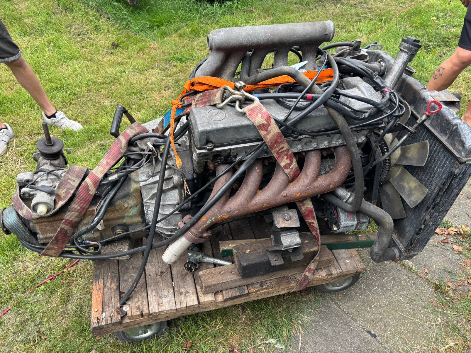 Mercedes 410D Complete Motor + Versnellingsbak, Ophalen, Mercedes-Benz