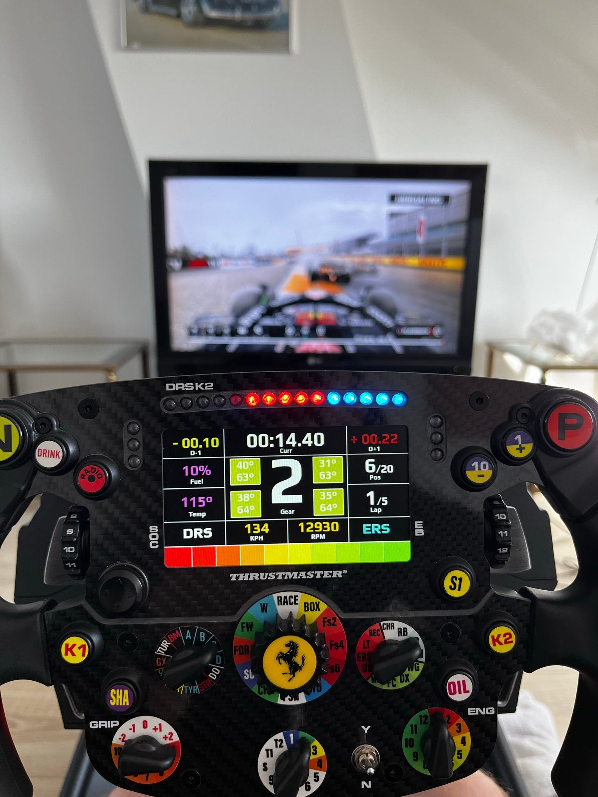 Thrustmaster T300 SF1000 Stuurwielbasis + stuur en pedalen, Ophalen, Overige merken, Zo goed als nieuw