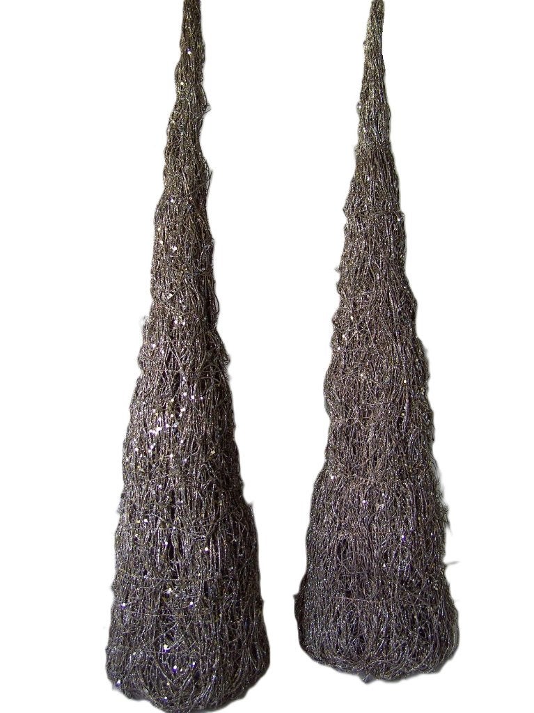 PIRAMIDE ZILVER GROOT 66 CM 2 STUKS NIEUW, -, -, Nieuw, Ophalen of Verzenden