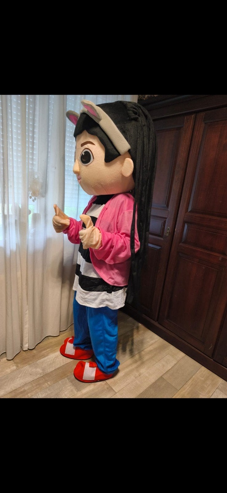Gaby mascotte pak huren of kopen voor kinderfeestjes, Ophalen of Verzenden