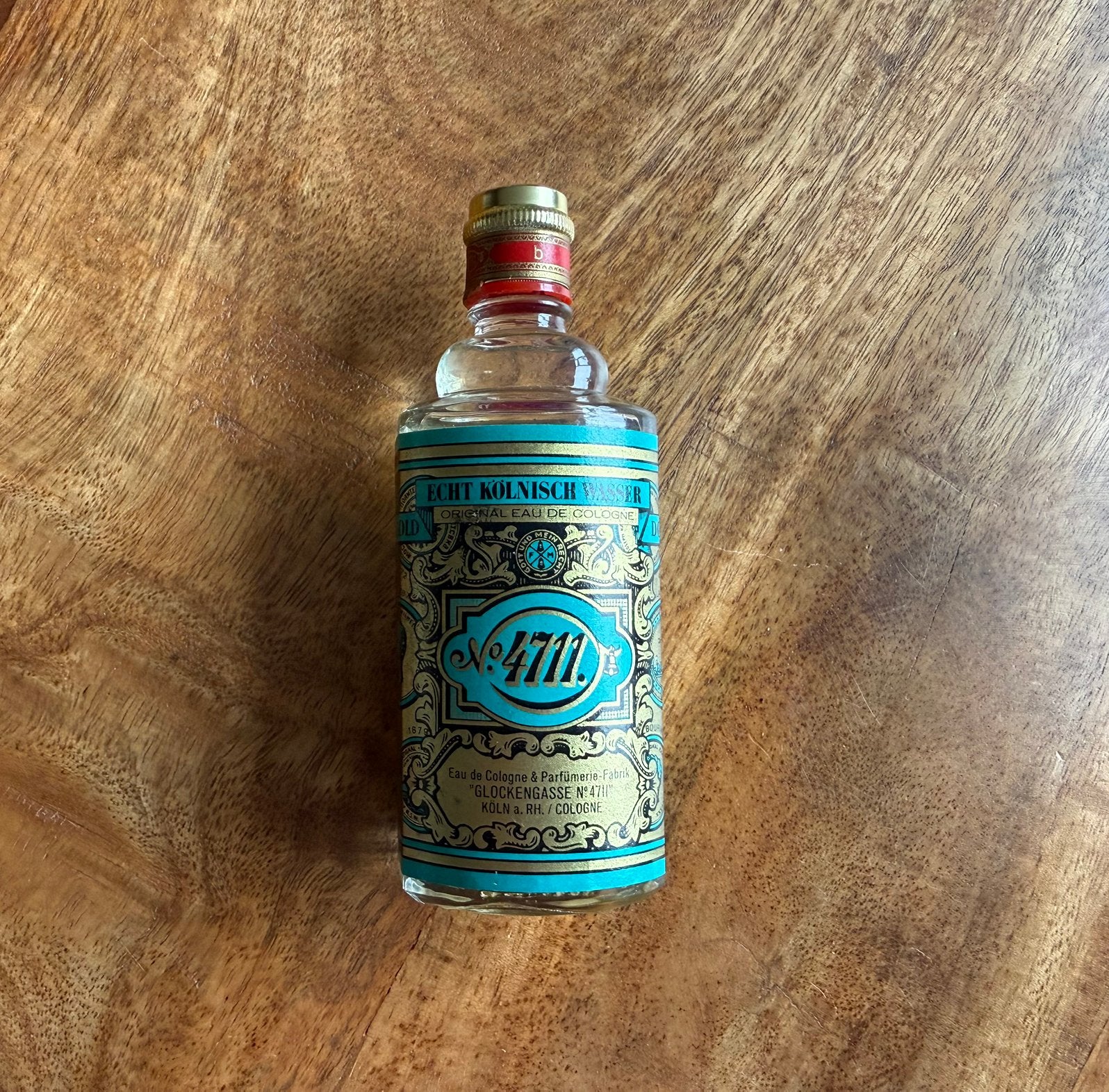Vintage flesje eau de cologne 4711., Ophalen of Verzenden, Zo goed als nieuw