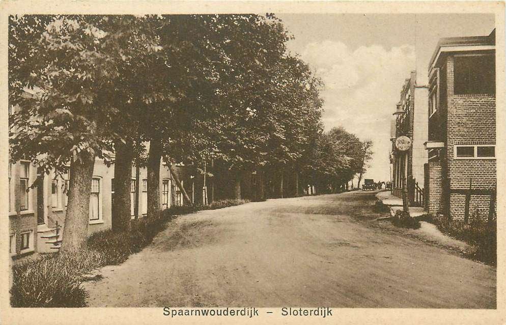 304-244-007 Sloterdijk Spaarnwouderdijk, Verzamelen, Verzenden, Voor 1920, Noord-Holland