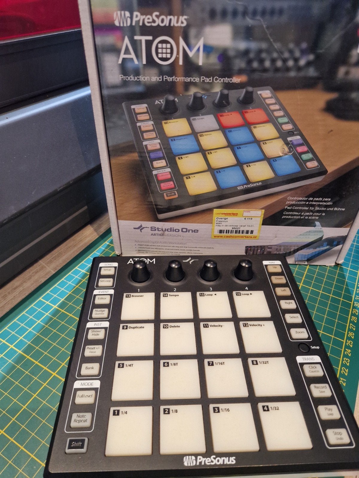 PreSonus Atom Beat Maker, Ophalen, Gebruikt