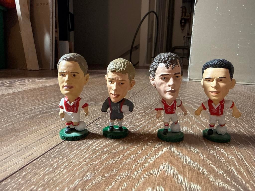 4 Staatsloterij poppetjes Ajax 96/97, Verzamelen, Ophalen of Verzenden, Gebruikt