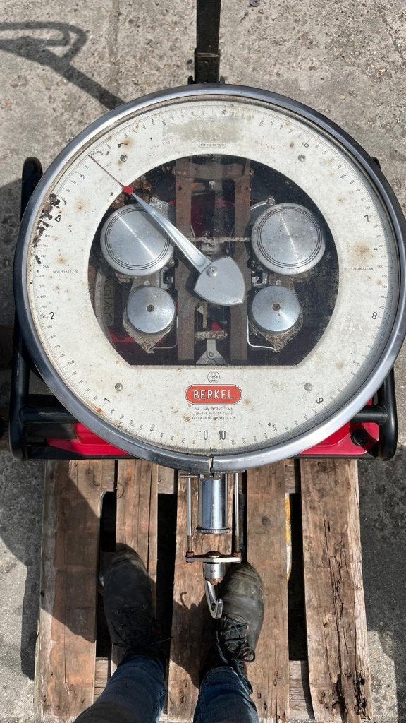 Vintage Berkel weegschaal, Ophalen, Analoog, 500 gram of grover, Gebruikt