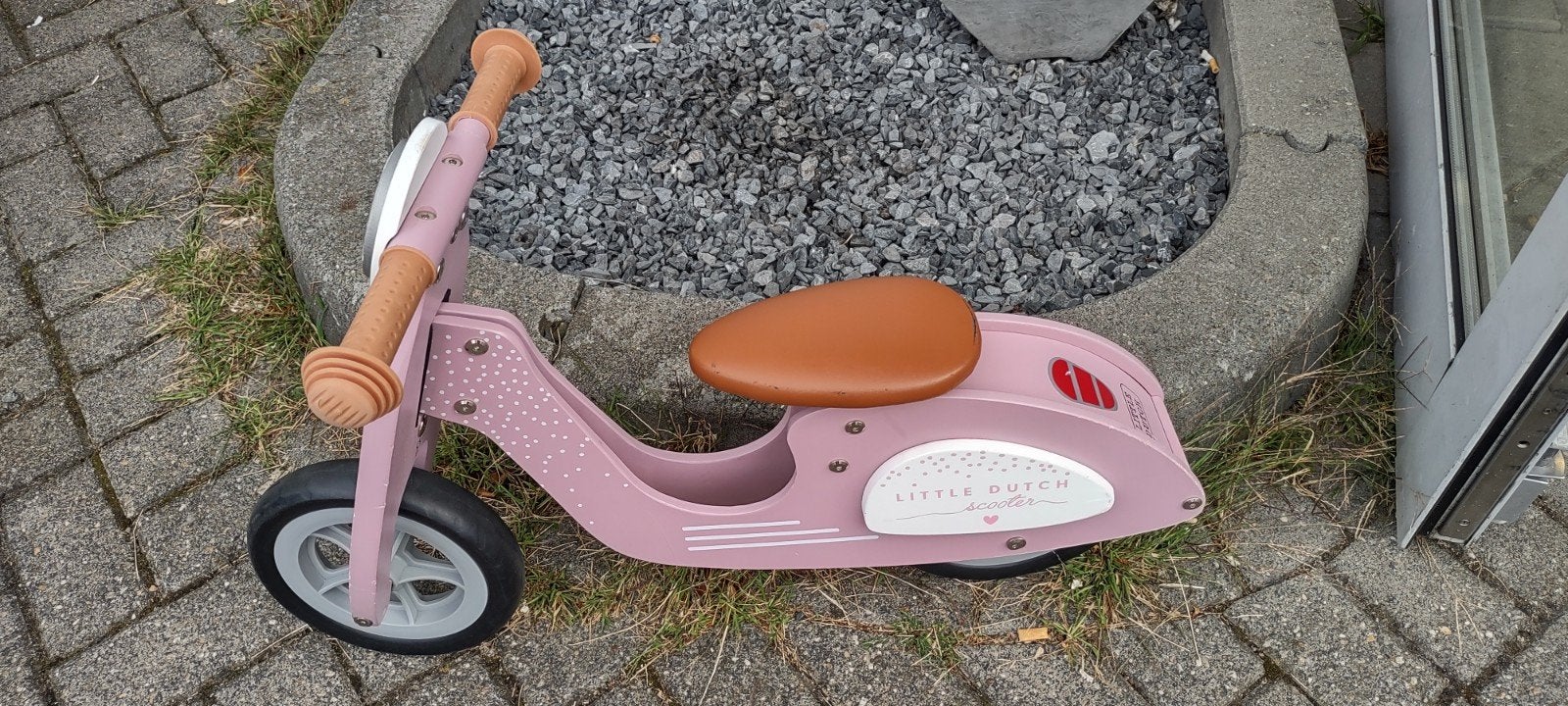 little Dutch roze loopfiets, Kinderen en Baby's, Speelgoed | Buiten | Voertuigen en Loopfietsen, Ophalen of Verzenden, Zo goed als nieuw