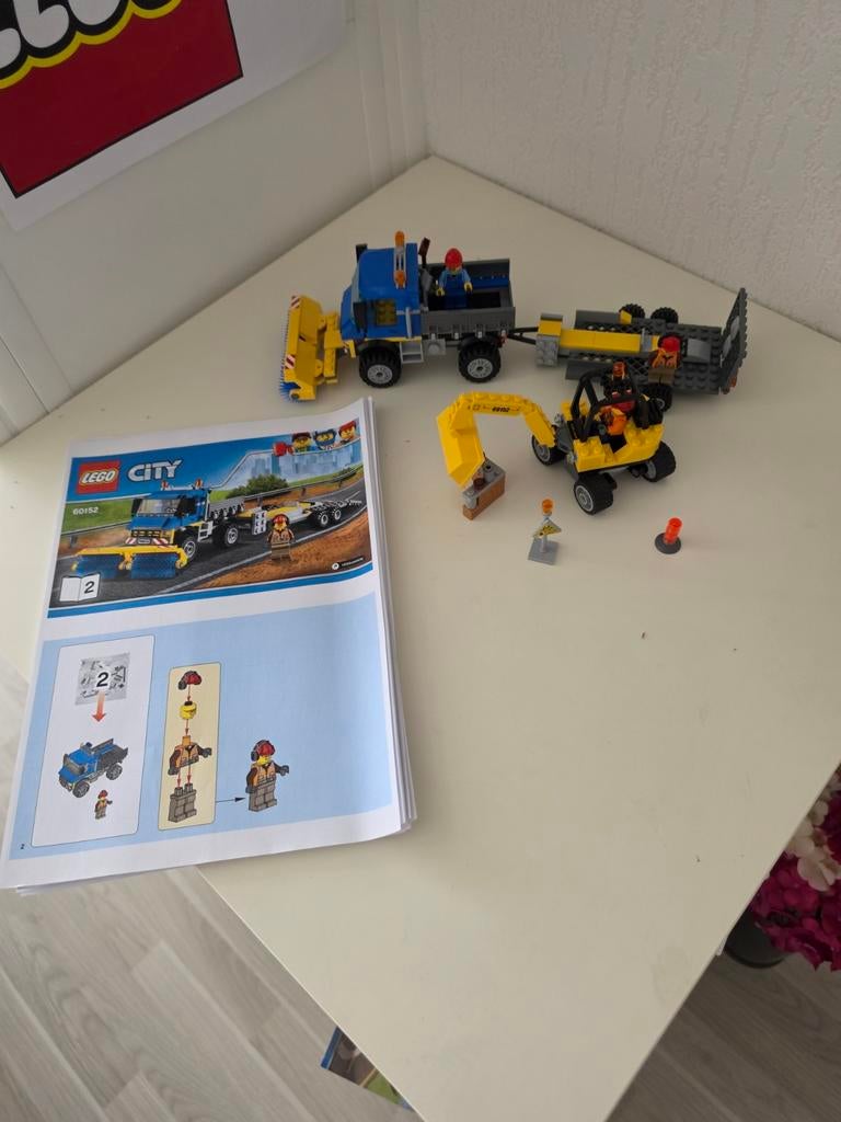 Lego straat reparatie ploeg 60152, Kinderen en Baby's, Speelgoed | Duplo en Lego, Ophalen of Verzenden, Zo goed als nieuw, Lego