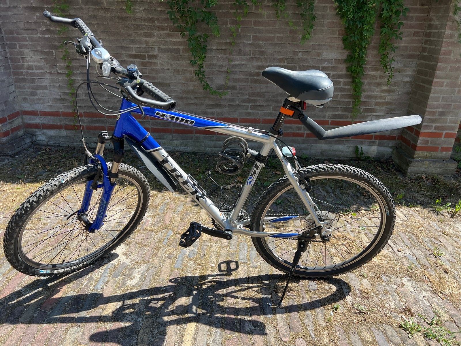 Trek 4300 Mountainbike - Blauw/Zilver, Gebruikt, Ophalen, Gebruikt, Hardtail, Trek