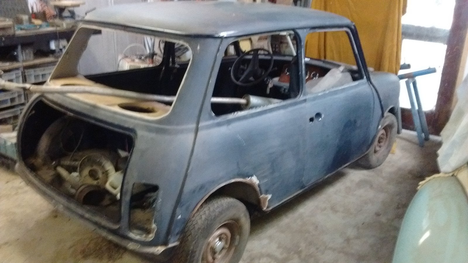 Mini 1000, 4 cilinders, Blauw, Origineel Nederlands, Handgeschakeld