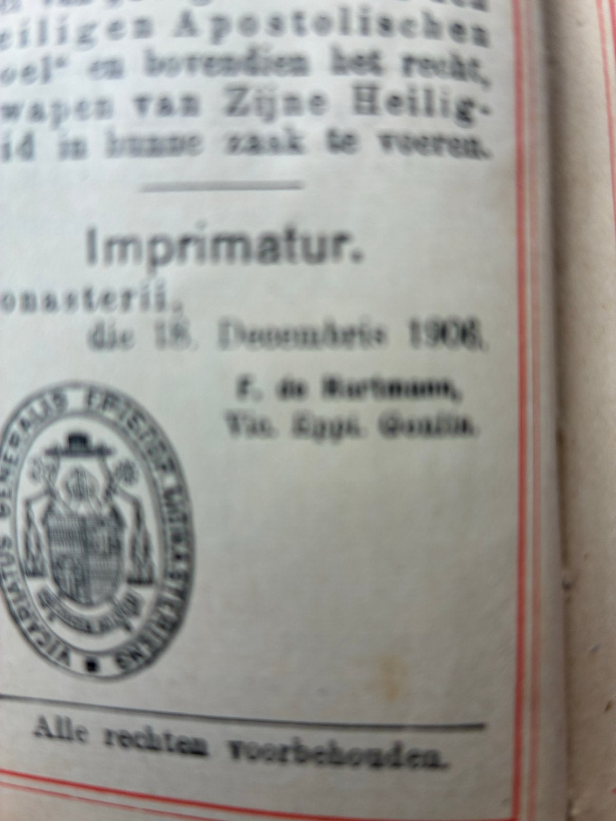 Antiek Kerkboek "Zaadkorreltje" uit 1906 - Butzon & Bercker, Antiek en Kunst, Antiek | Boeken en Bijbels, Ophalen of Verzenden