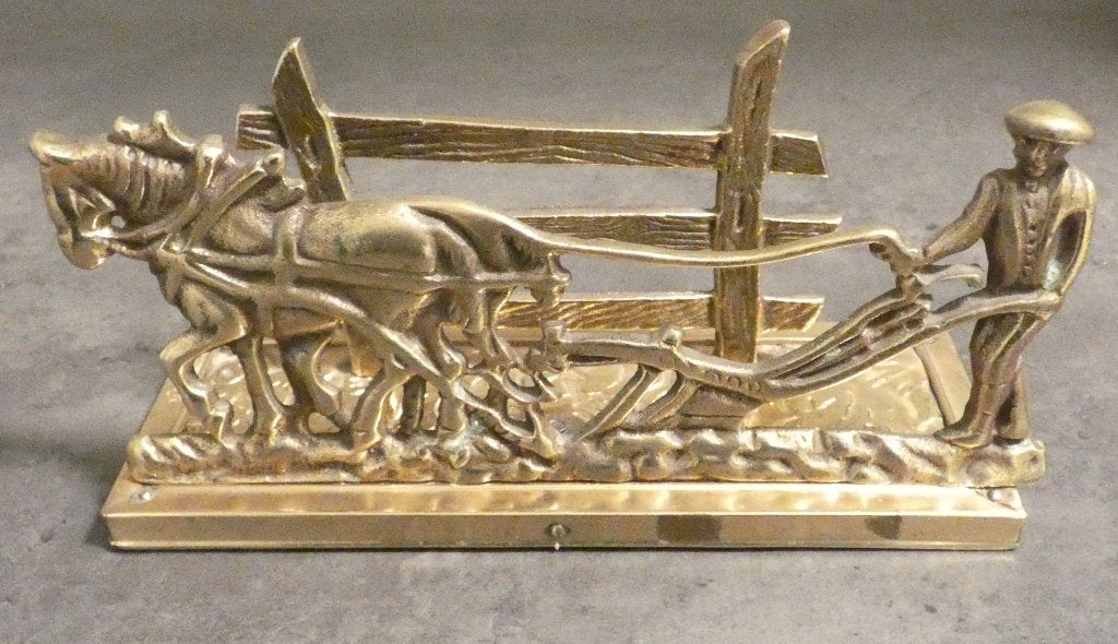 Vintage messing brievenhouder, servethouder [1599], Ophalen of Verzenden
