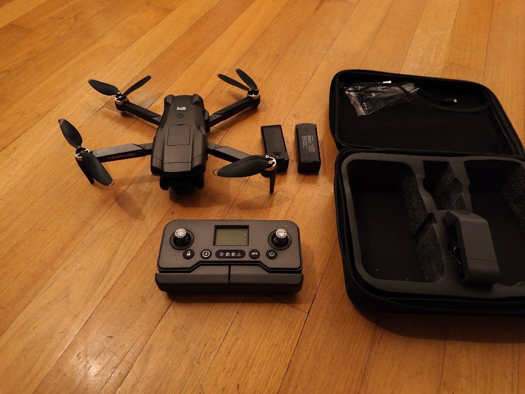 SJRC F11 Pro 4K GPS Drone met 2 accu's en koffer, Audio, Tv en Foto, Drones, Gebruikt, Cameradrone, 100 tot 1000 meter, Overige merken