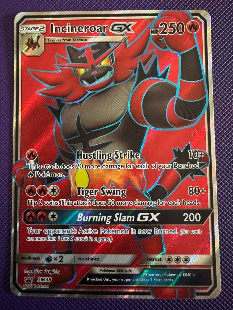 Incineroar GX SM38, Ophalen, Zo goed als nieuw