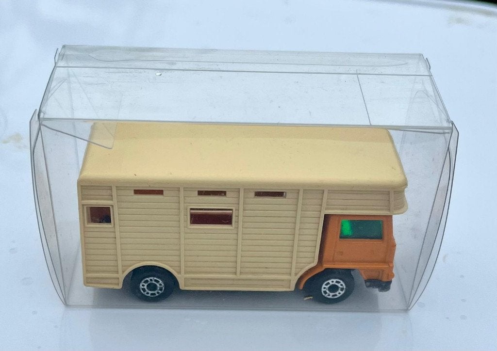 Matchbox Horse Box + 2 Doosjes, Overige merken, Gebruikt, 1:32 tot 1:50, Ophalen of Verzenden