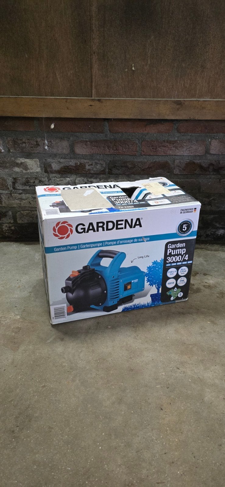 Nieuw   Gardena   water/beregenings pomp, Tuin en Terras, Ophalen of Verzenden, Nieuw, Elektrisch, Beregeningspomp