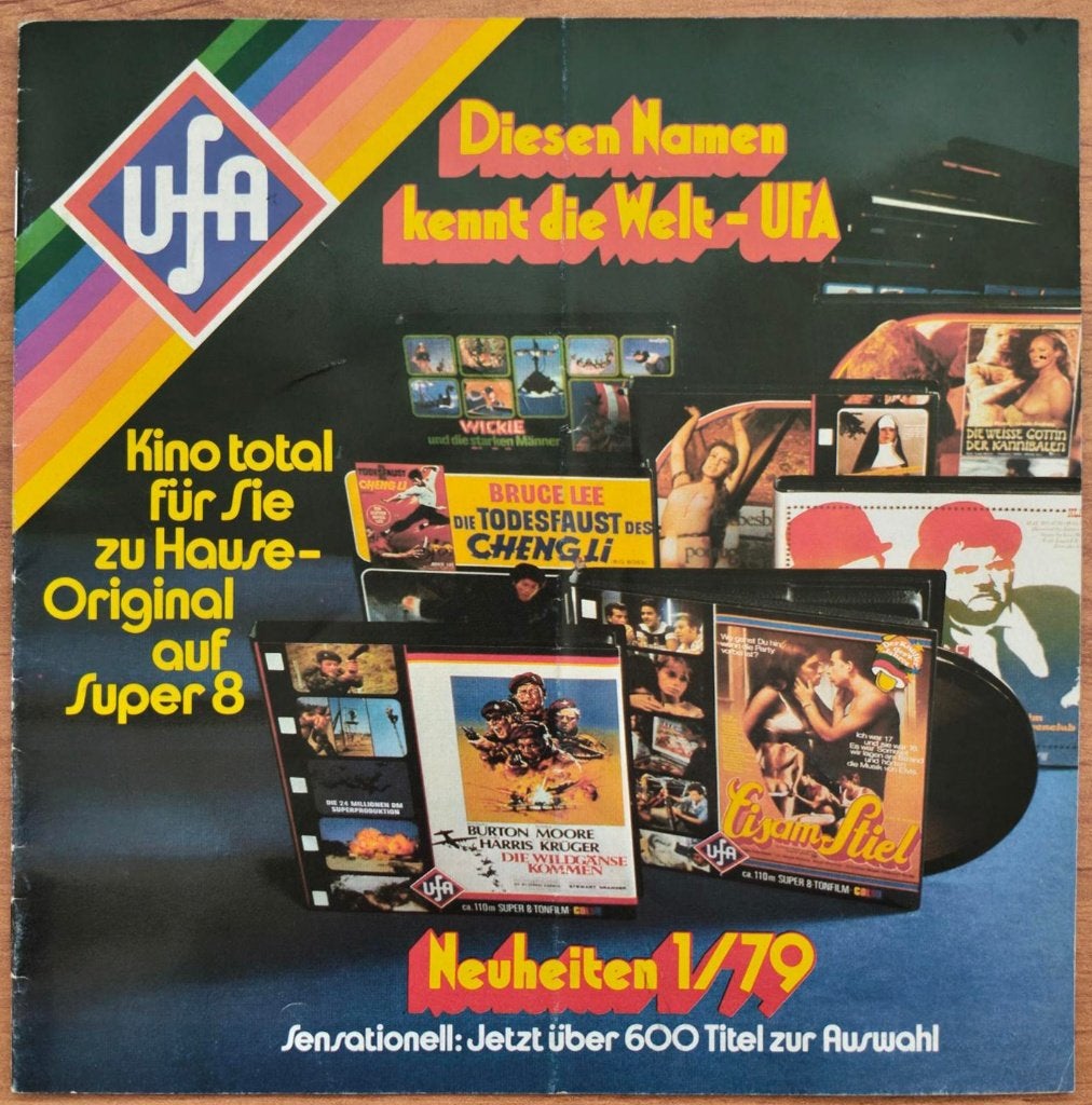 UFA Super 8 Film catalogus Neuheiten 1979, Ophalen of Verzenden, Gebruikt, Film, Overige typen