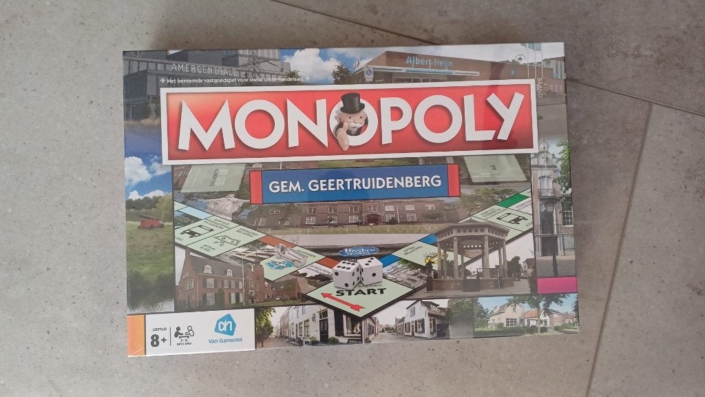 bordspel nieuw Monopoly Geertruidenberg Monopolie, Hobby en Vrije tijd, Een of twee spelers, Ophalen of Verzenden, Nieuw, Monopoly