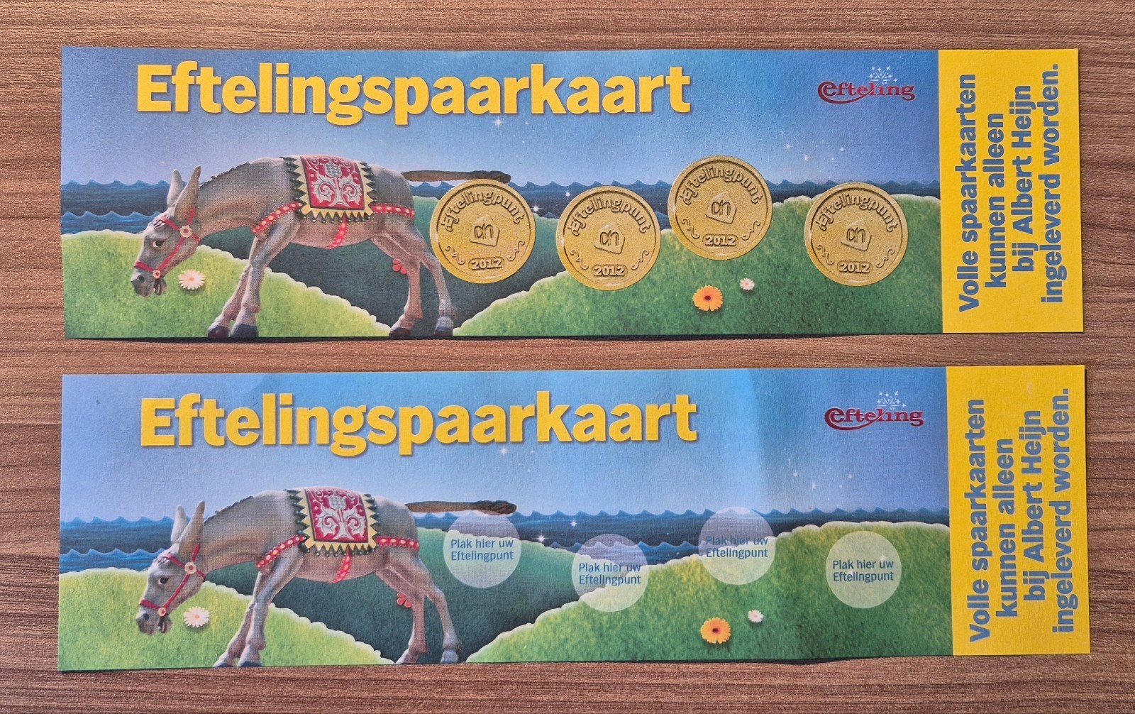 Efteling - Albert Heijn Spaarkaart 2012, Verzamelen, Efteling, Nieuw, Overige typen, Ophalen of Verzenden