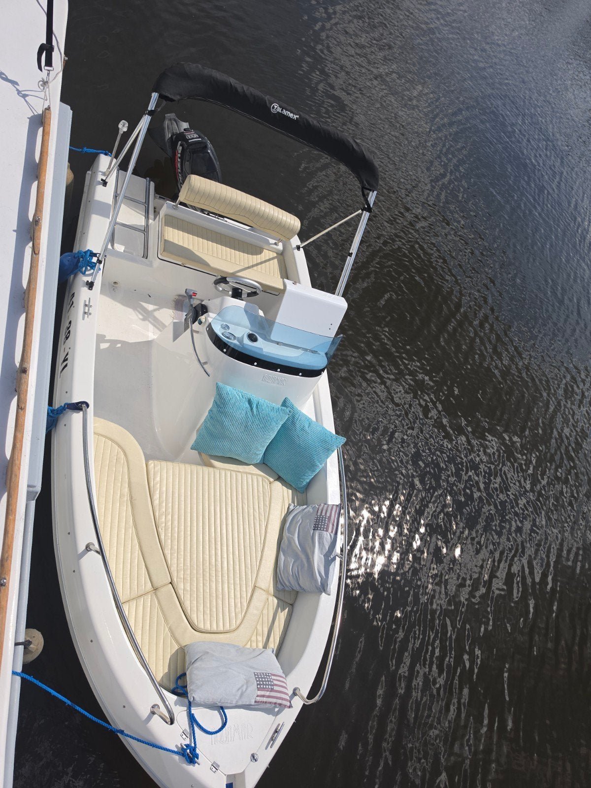 Consoleboot Aquamar Suzuki 50pk inj. + Pega kantel trailer., Watersport en Boten, Viertaktmotor, 5 m, Ophalen of Verzenden, 2 m