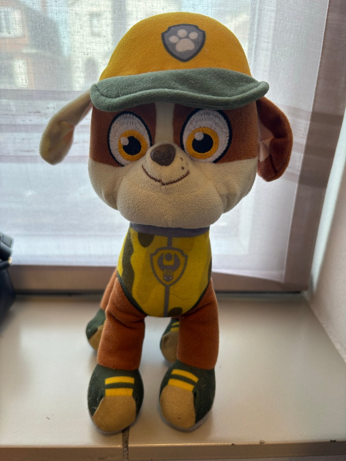 Paw Patrol Rubble knuffel - Nickelodeon, Gebruikt, Overige merken, Met label, Middelgroot (20 tot 80 cm)